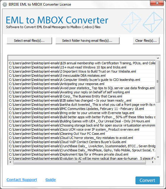 Move Windows Mail to Entourage screenshot